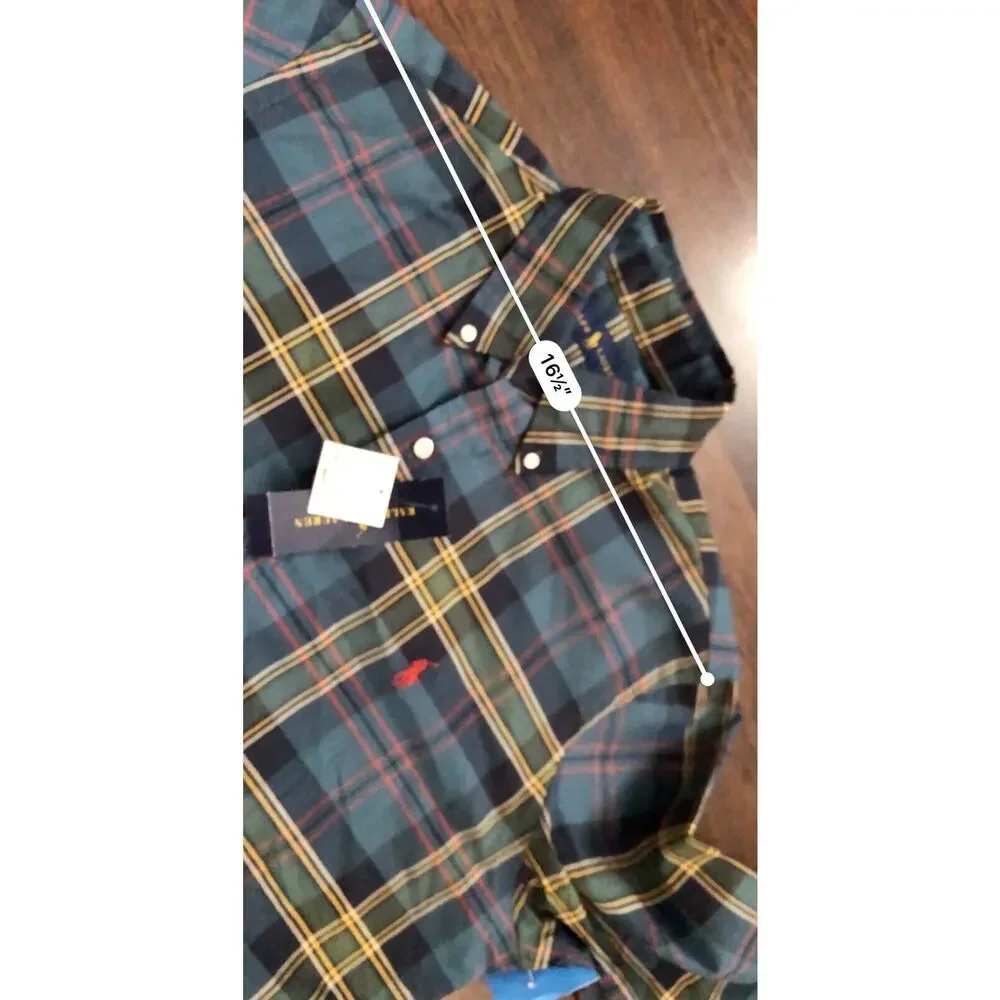 Polo Ralph Lauren Pony Logo Long Sleeve Classic Fit Button Down Shirt Men’s SzM